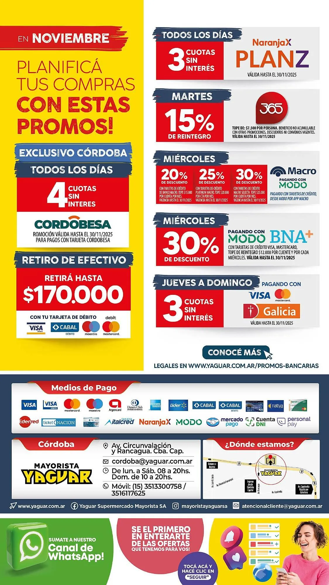 Ofertas de Catálogo Supermercados Yaguar 3 de noviembre al 10 de noviembre 2025 - Página 27 del catálogo