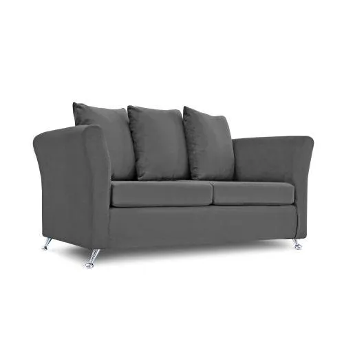 Sillón Trento x4 2 cuerpos Pana antimanchas gris oscuro Full Confort