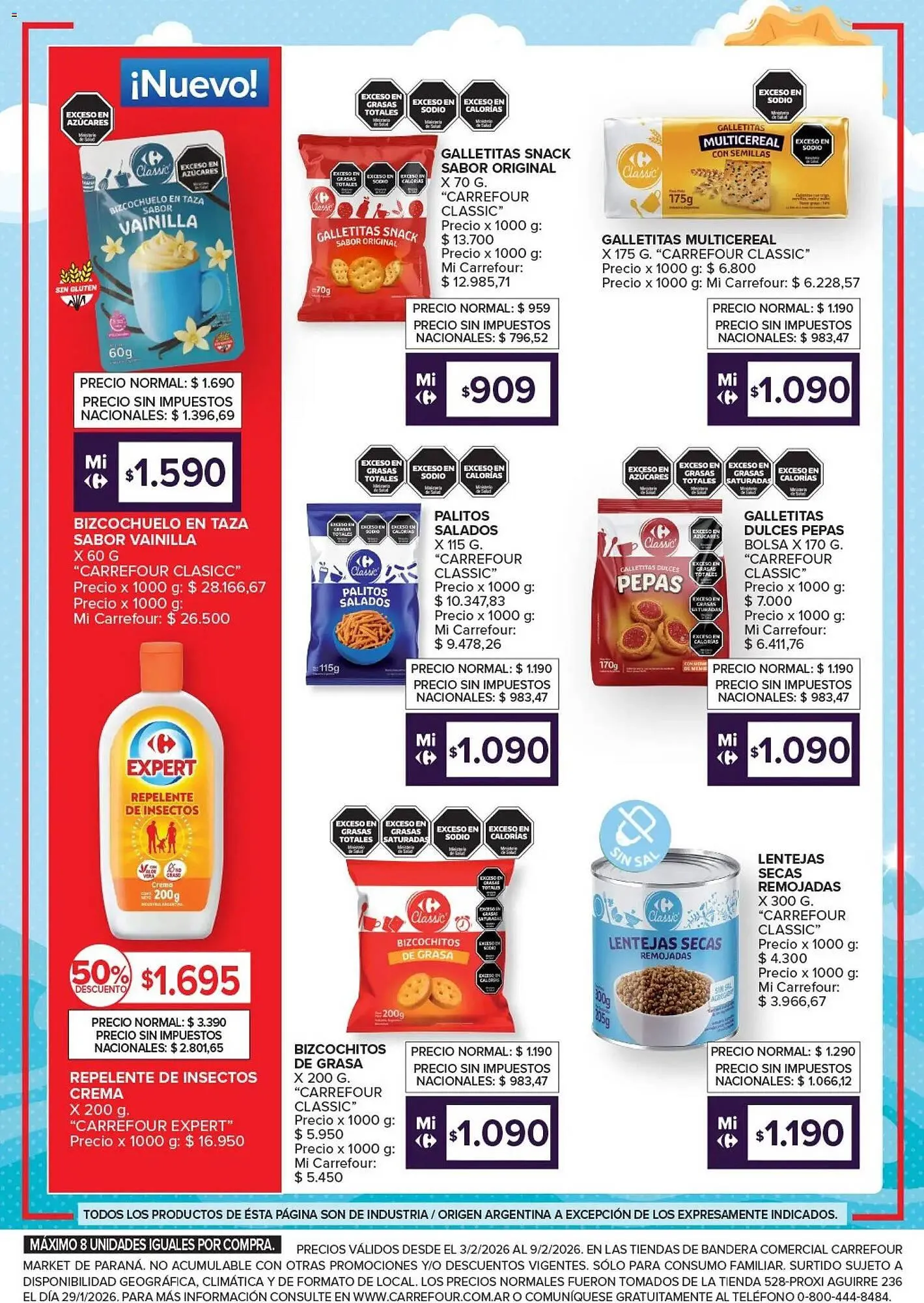 Ofertas de Folleto Carrefour Market 3 de febrero al 9 de febrero 2026 - Página 3 del catálogo