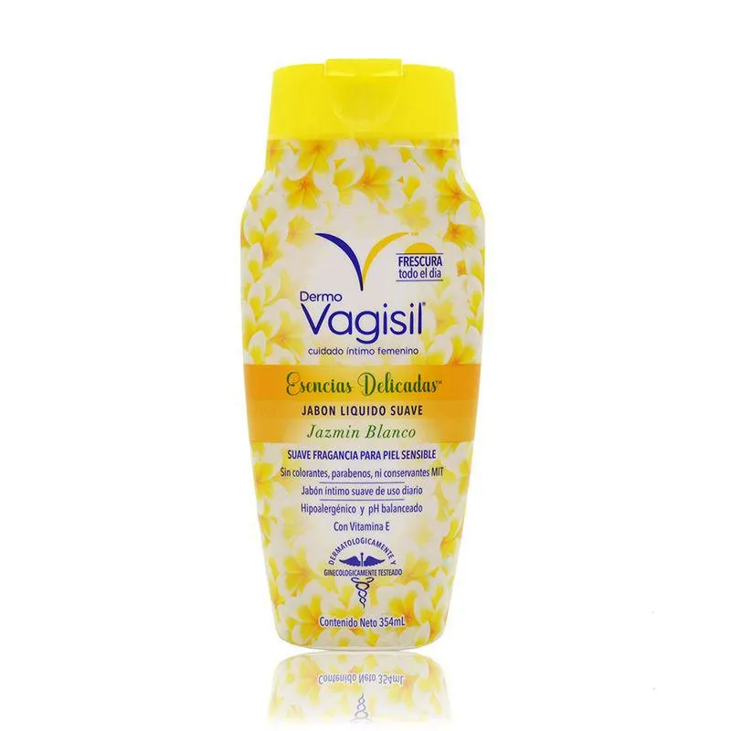 Jabón Íntimo Dermovagisil Jazmín Blanco x 354 ml