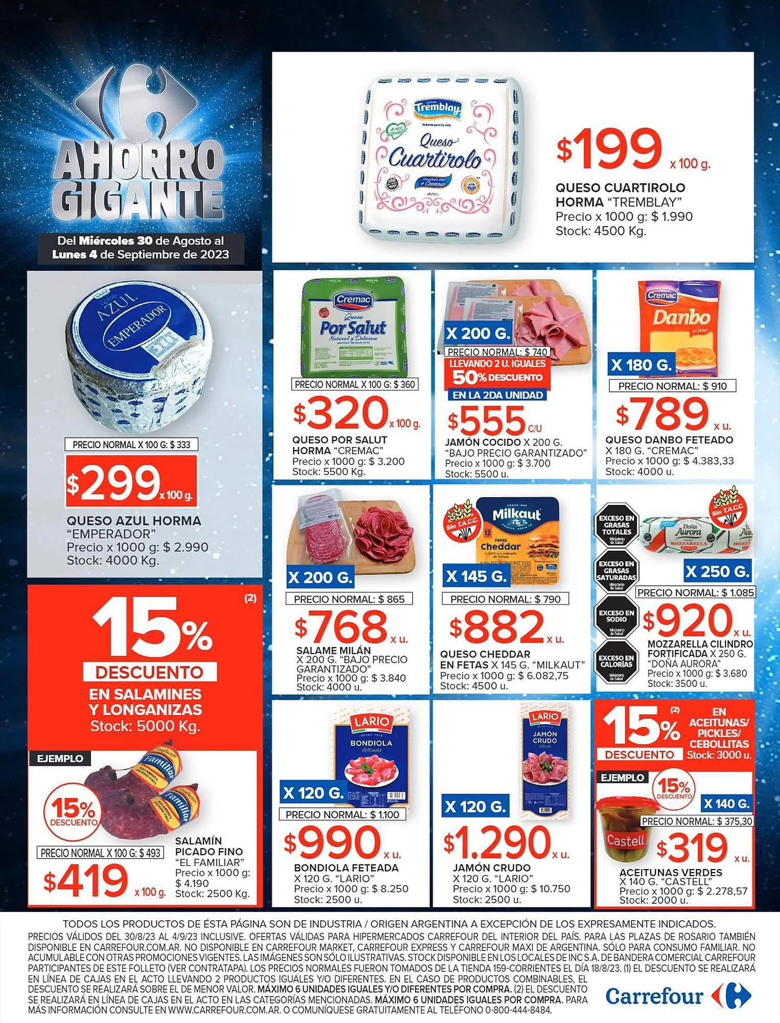 Ofertas de Catálogo Carrefour 30 de agosto al 4 de septiembre 2023 - Página 9 del catálogo