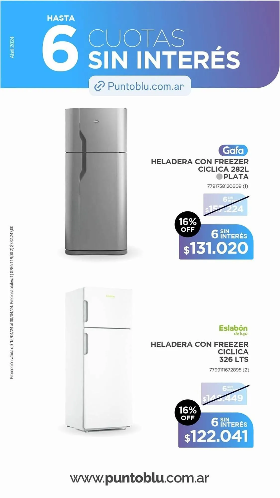 Ofertas de Catálogo Punto Blu 17 de abril al 30 de abril 2024 - Página 3 del catálogo