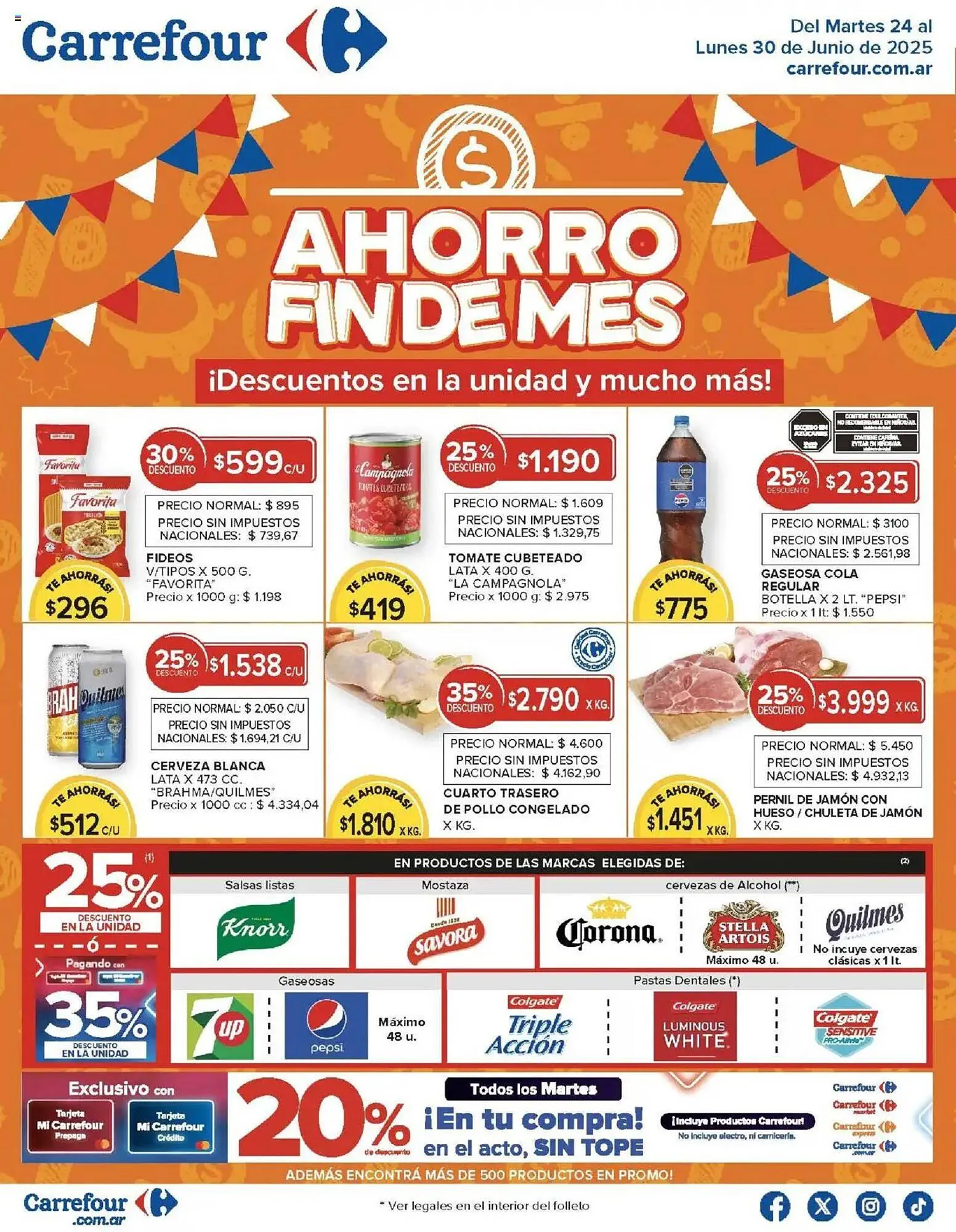 Ofertas de Catálogo Carrefour 24 de junio al 30 de junio 2025 - Página 1 del catálogo