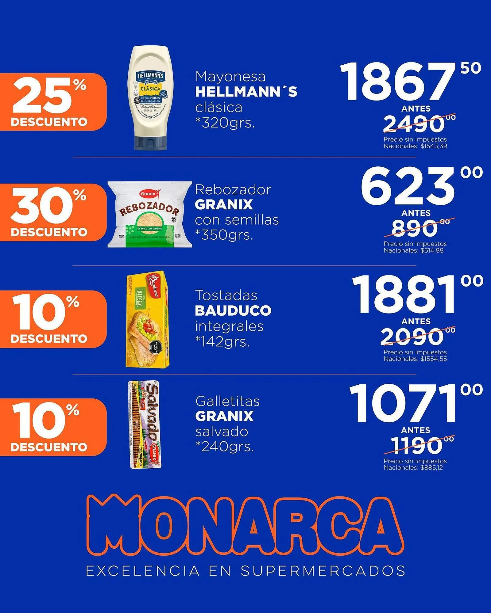 Ofertas de Catálogo Supermercados Monarca 2 de junio al 4 de junio 2025 - Página 4 del catálogo