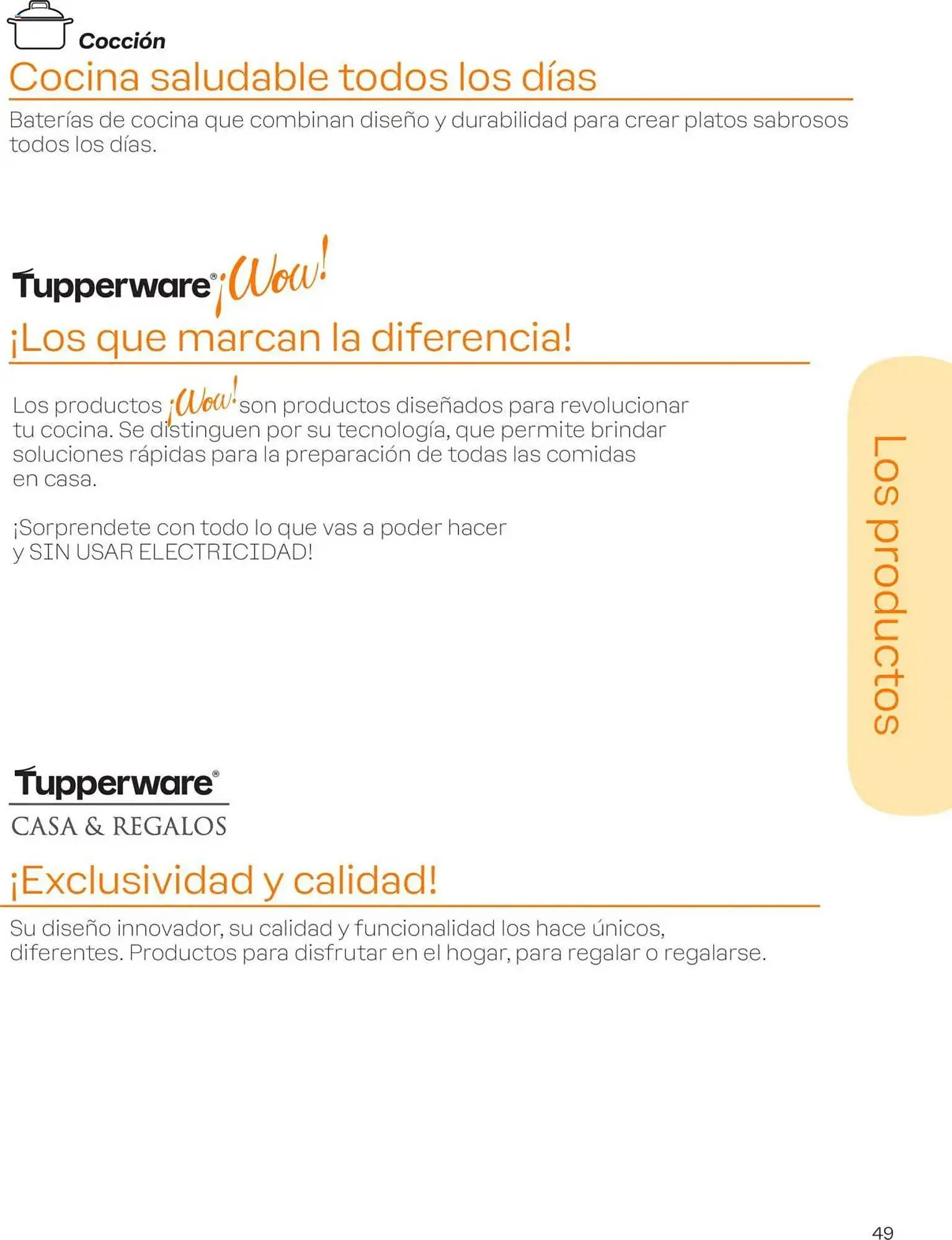 Ofertas de Folleto Tupperware 15 de septiembre al 1 de enero 2026 - Página 49 del catálogo