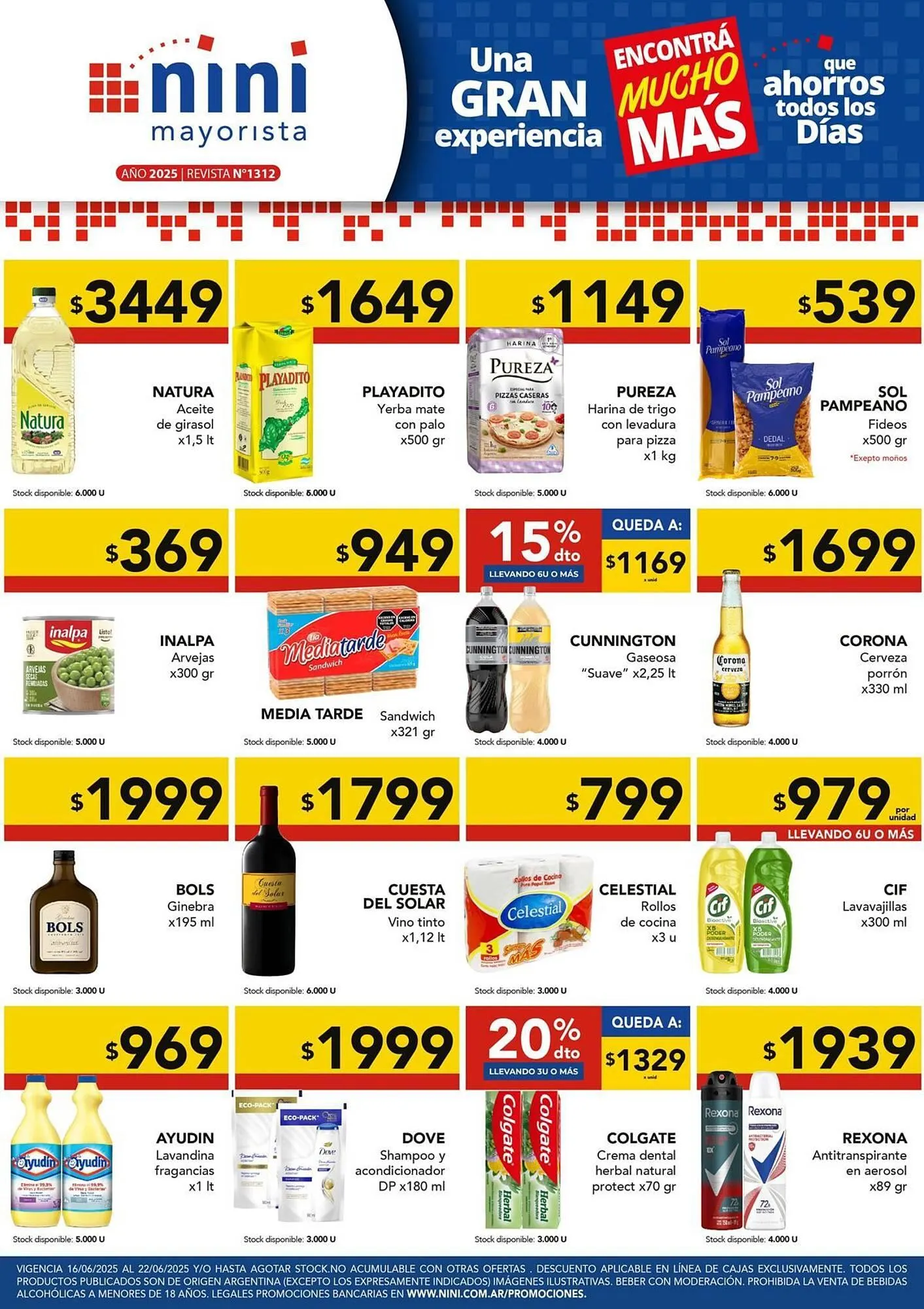 Ofertas de Catálogo Nini Mayorista 16 de junio al 22 de junio 2025 - Página 1 del catálogo