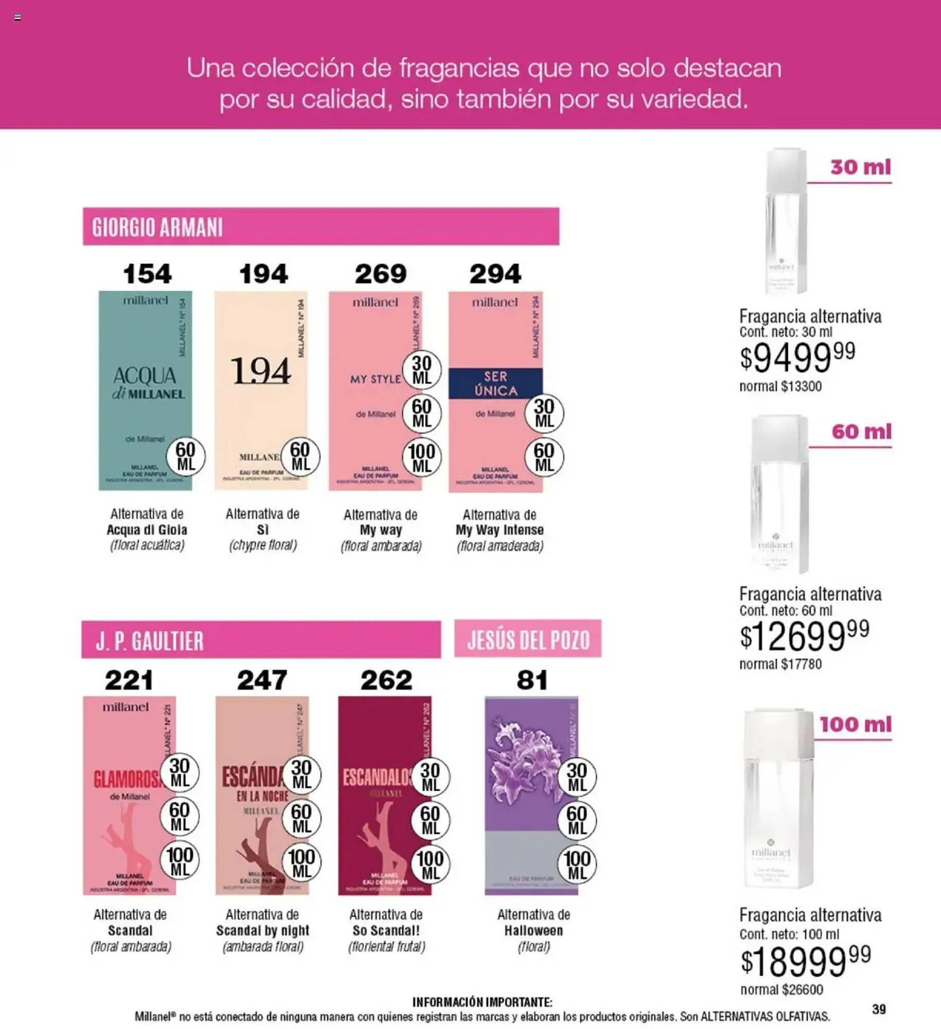 Ofertas de Catálogo Millanel Cosmética 28 de abril al 25 de mayo 2025 - Página 39 del catálogo