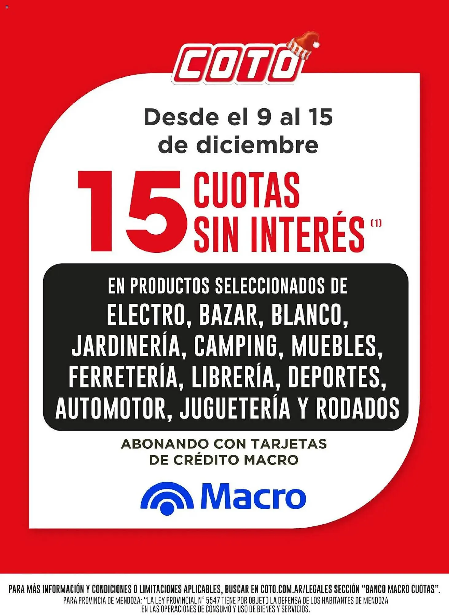 Ofertas de Catálogo Coto 9 de diciembre al 16 de diciembre 2025 - Página 1 del catálogo