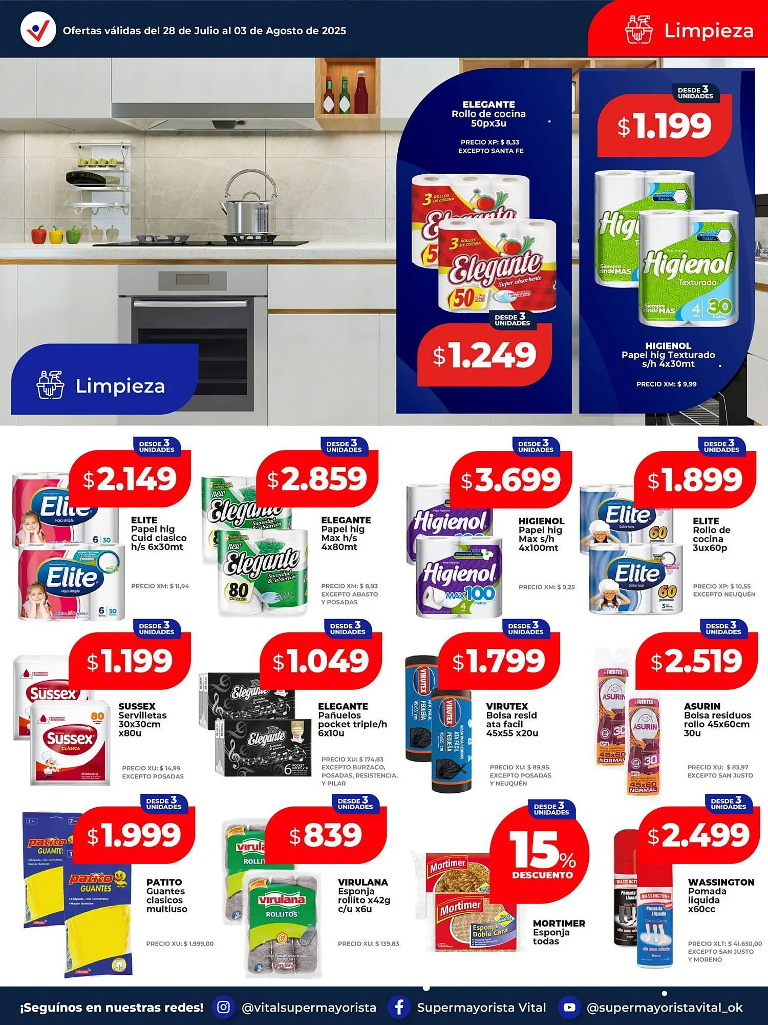 Ofertas de Catálogo Supermayorista Vital 30 de julio al 3 de agosto 2025 - Página 9 del catálogo