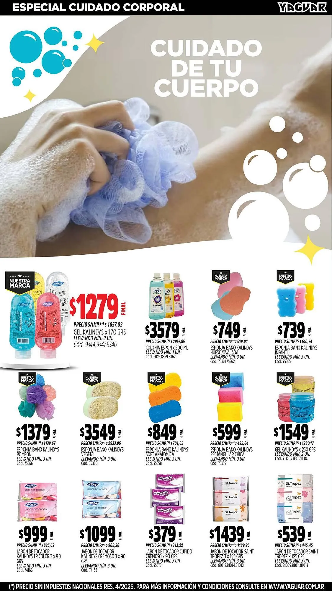 Ofertas de Catálogo Supermercados Yaguar 11 de agosto al 18 de agosto 2025 - Página 28 del catálogo