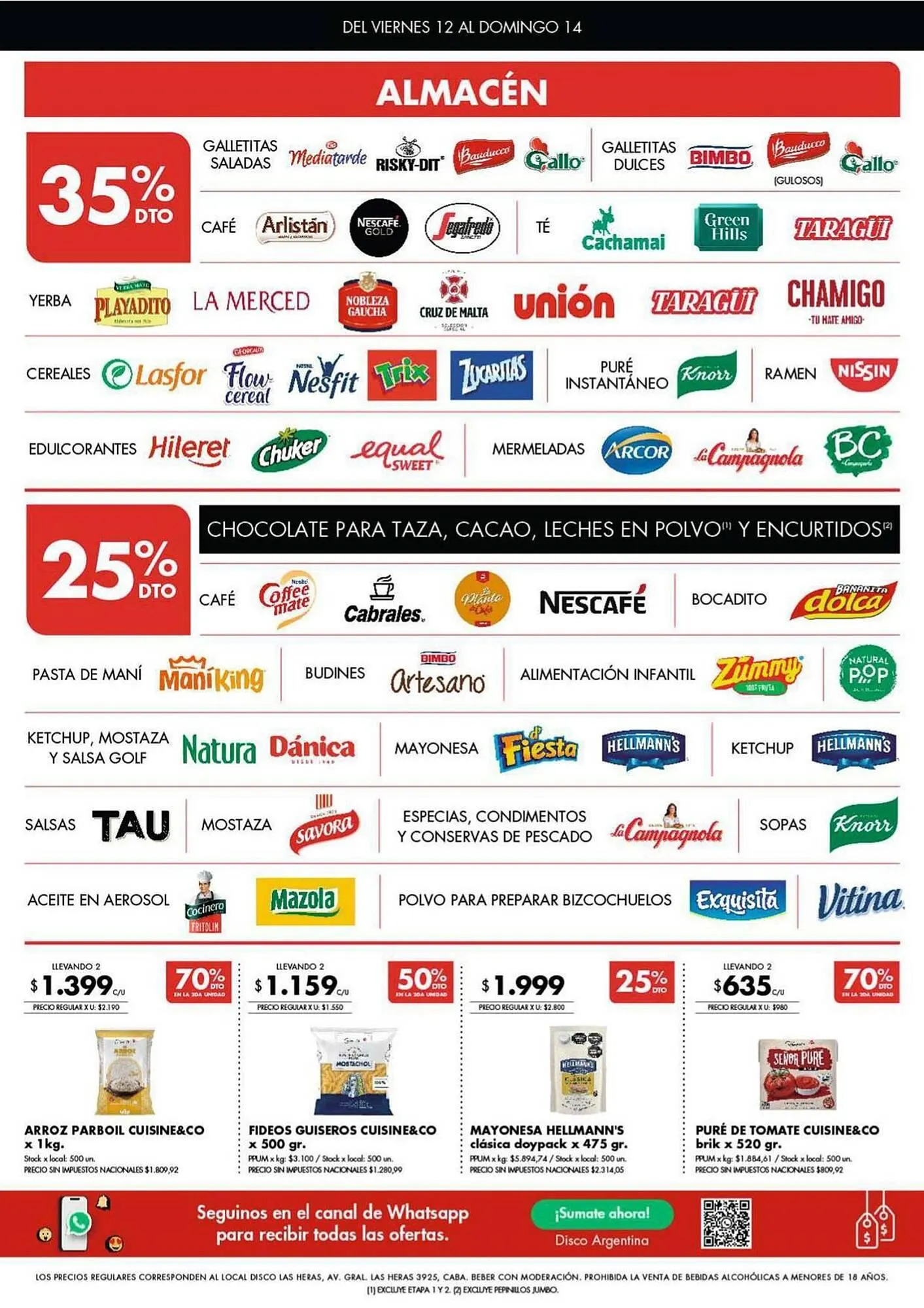 Ofertas de Folleto Disco 11 de septiembre al 14 de septiembre 2025 - Página 3 del catálogo