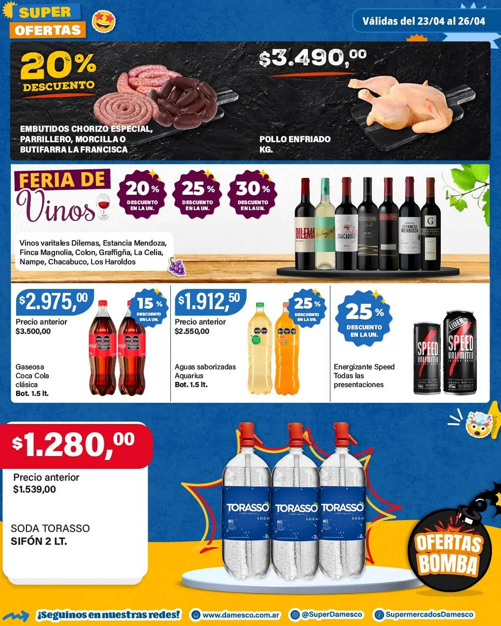 Ofertas de Catálogo Supermercados Damesco 23 de abril al 26 de abril 2026 - Página 2 del catálogo