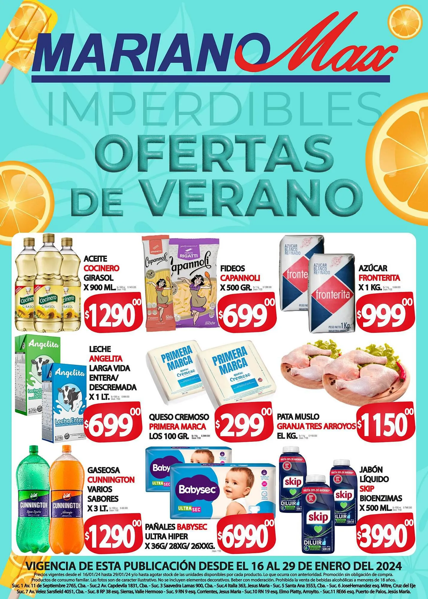Ofertas de Catálogo Supermercados Mariano Max 16 de enero al 29 de enero 2024 - Página 1 del catálogo