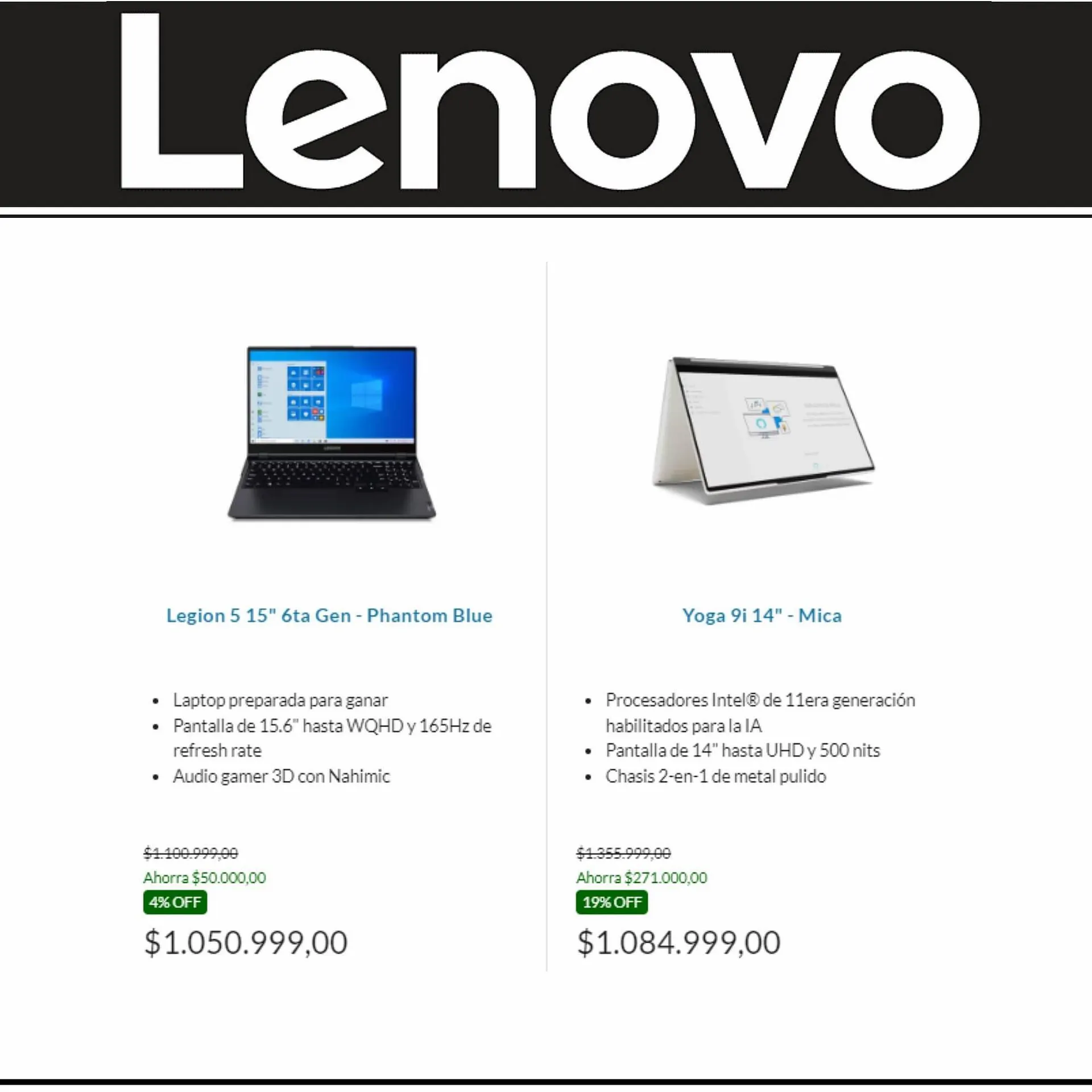 Ofertas de Catálogo Lenovo 11 de septiembre al 30 de septiembre 2023 - Página 9 del catálogo