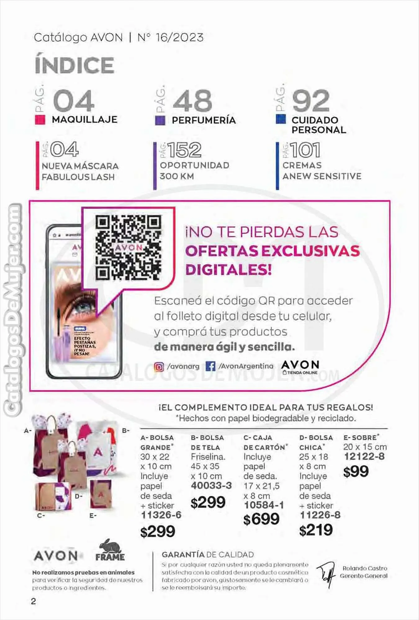 Ofertas de Catálogo Avon 23 de octubre al 19 de noviembre 2023 - Página 2 del catálogo