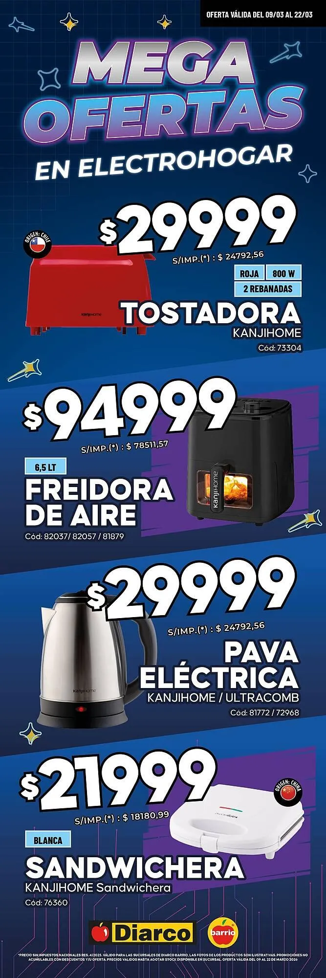 Ofertas de Catálogo Diarco 9 de marzo al 22 de marzo 2026 - Página 1 del catálogo
