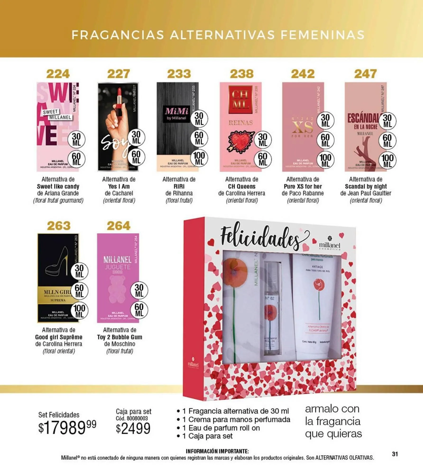 Ofertas de Catálogo Millanel Cosmética 21 de octubre al 10 de noviembre 2024 - Página 120 del catálogo