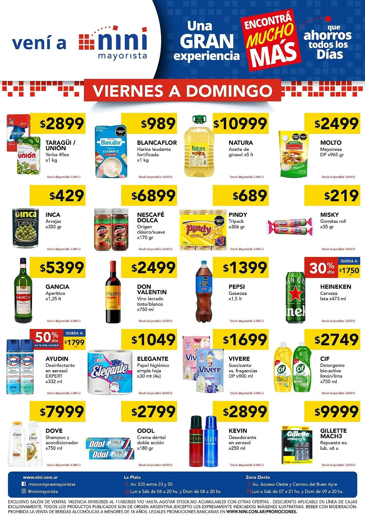 Ofertas de Catálogo Nini Mayorista 9 de mayo al 11 de mayo 2025 - Página 1 del catálogo