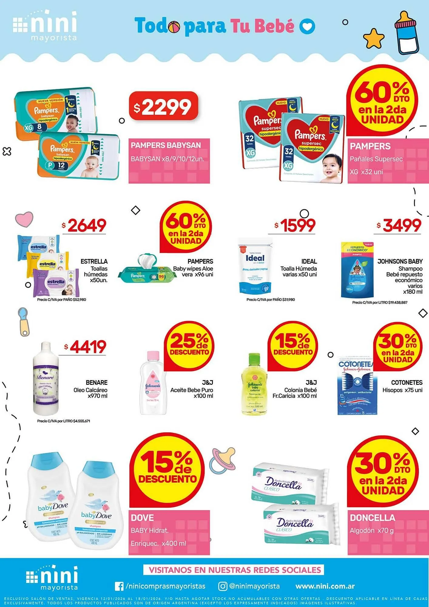 Ofertas de Catálogo Nini Mayorista 12 de enero al 18 de enero 2026 - Página 1 del catálogo