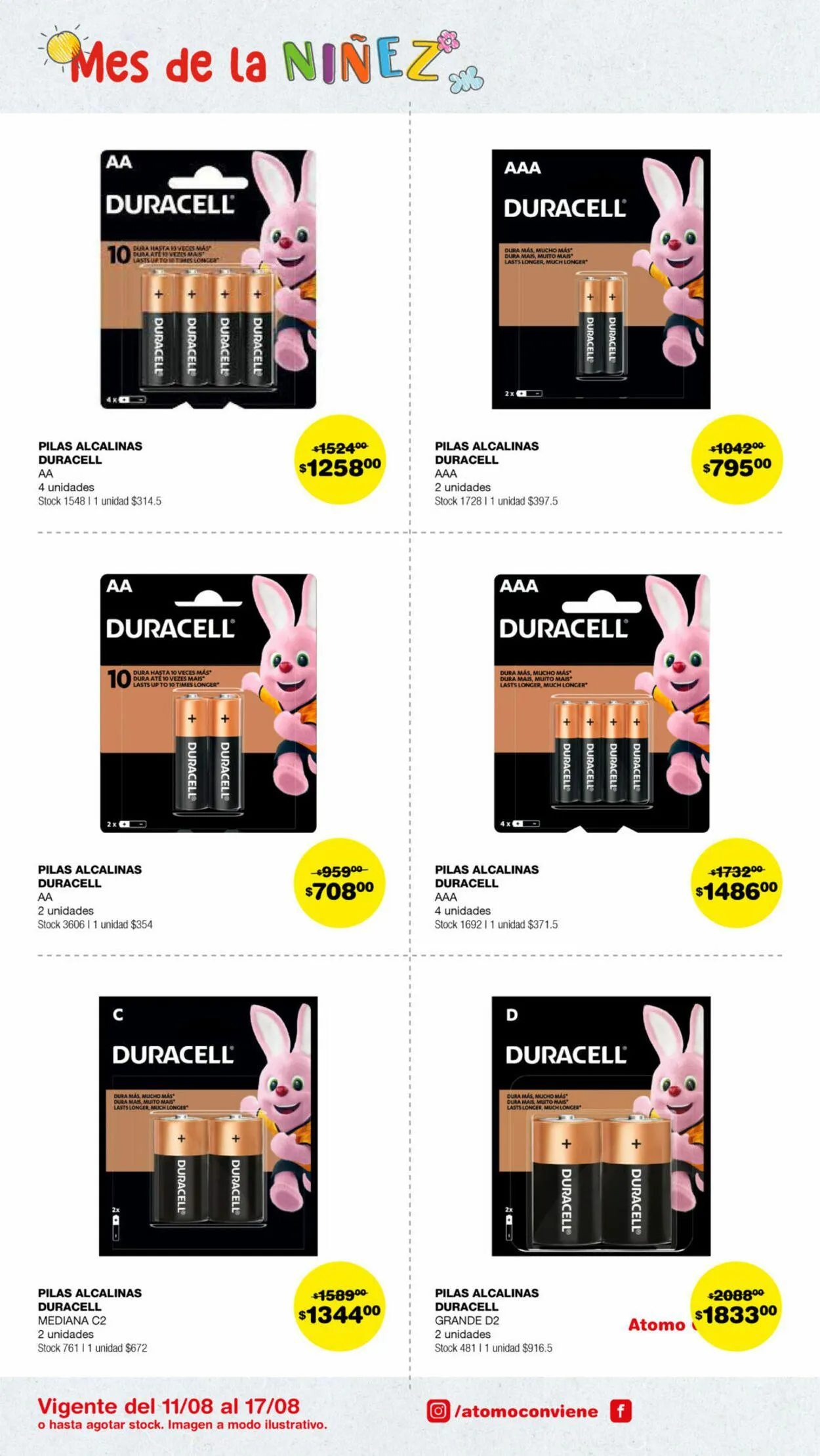 Ofertas de ATOMO Conviene - Día de las Infancias 11 de agosto al 17 de agosto 2024 - Página 8 del catálogo