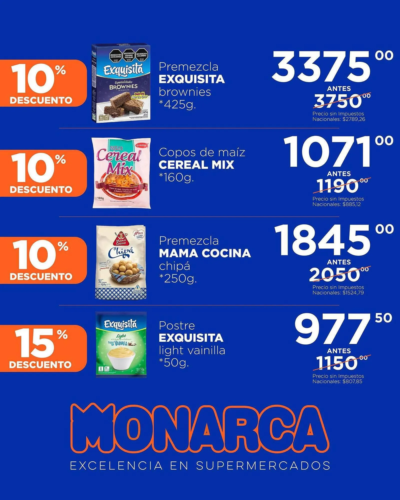 Ofertas de Catálogo Supermercados Monarca 1 de julio al 31 de julio 2025 - Página 3 del catálogo