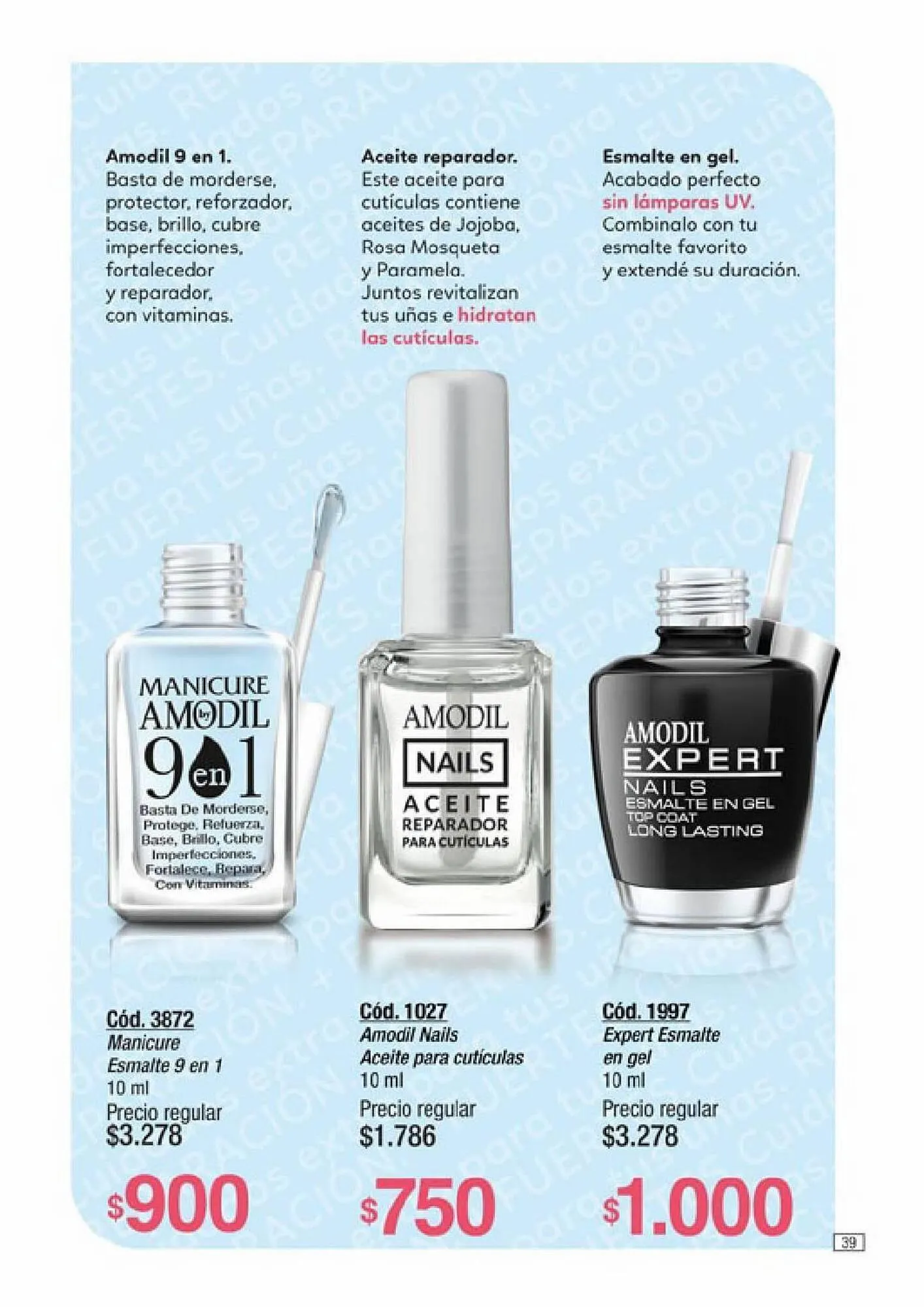 Ofertas de Catálogo Amodil 10 de agosto al 4 de septiembre 2023 - Página 39 del catálogo