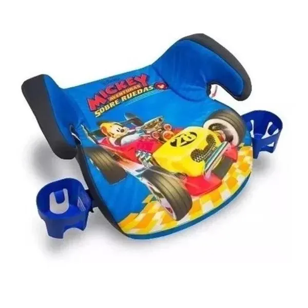 DISNEY BABY BOOSTER SIN RESPALDO CON PORTAVASO MICKEY