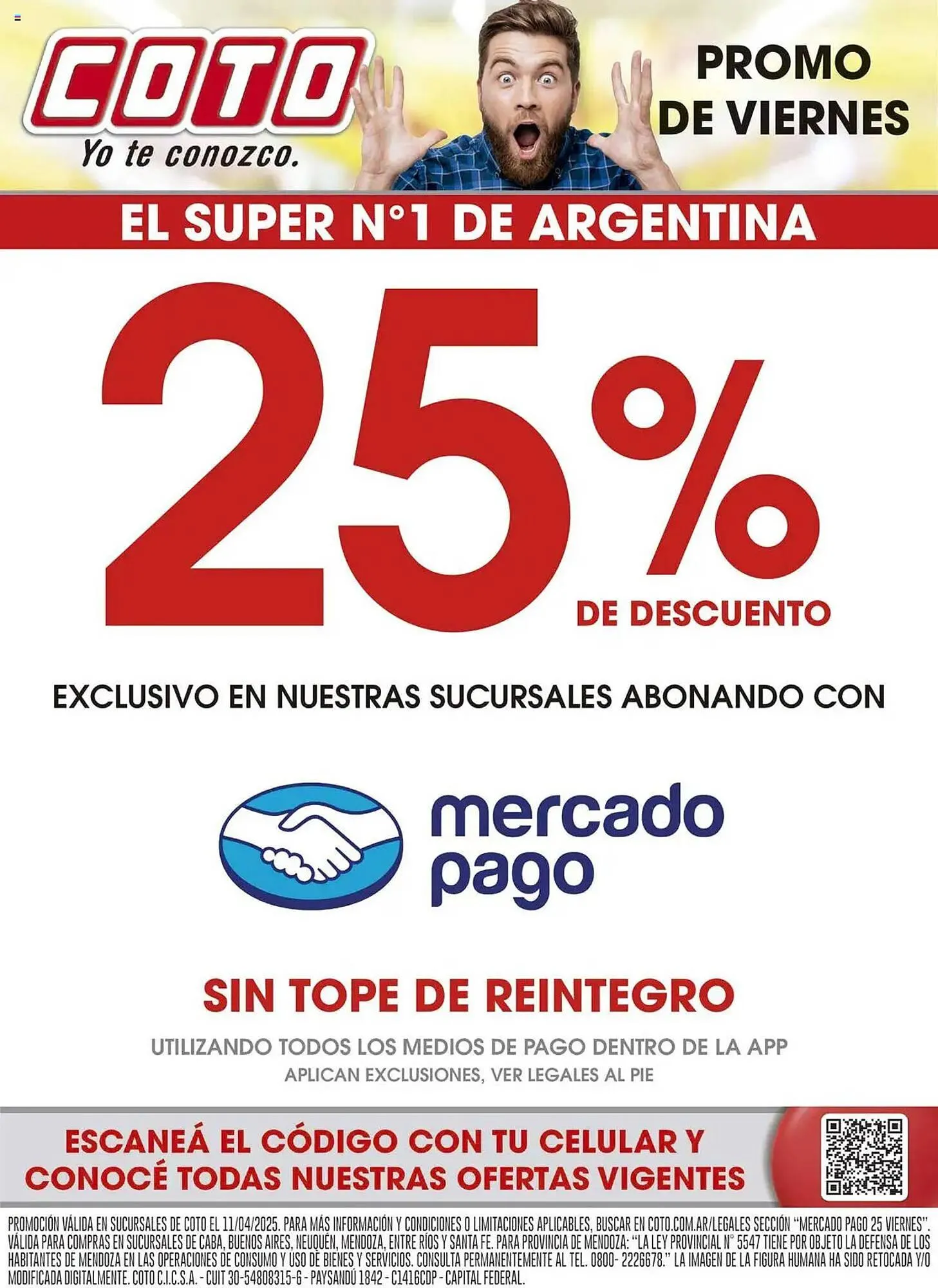 Ofertas de Catálogo Coto 11 de abril al 11 de abril 2025 - Página 1 del catálogo