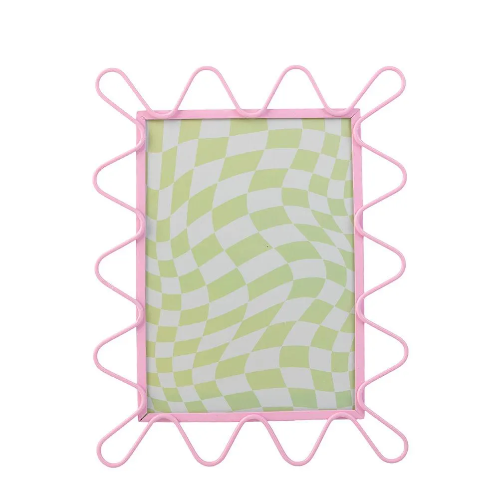 Portaretrato Ondas Rosa Colorfull Simplicity Deco