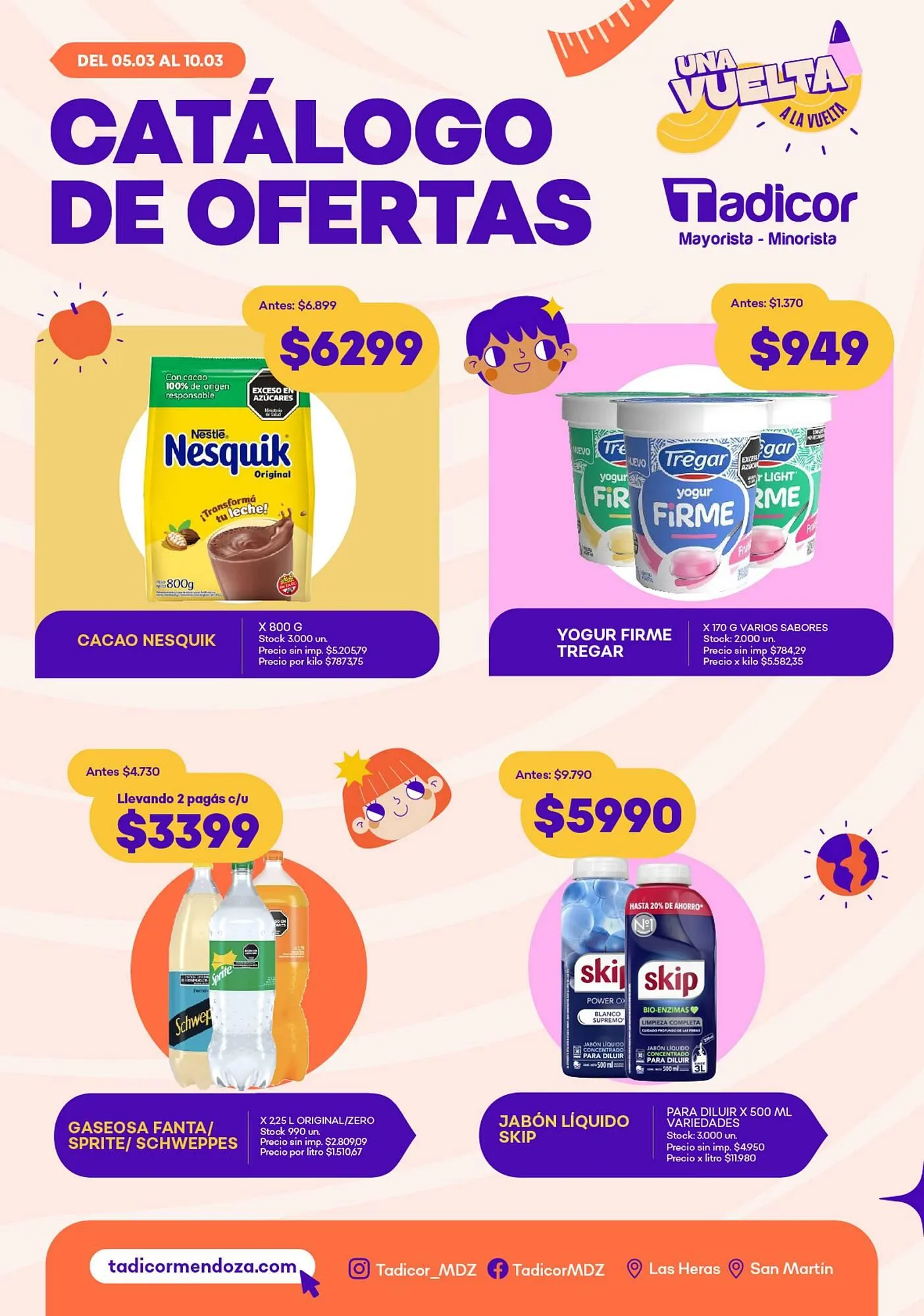 Ofertas de Catálogo Supermercados Tadicor 5 de marzo al 10 de marzo 2026 - Página 1 del catálogo