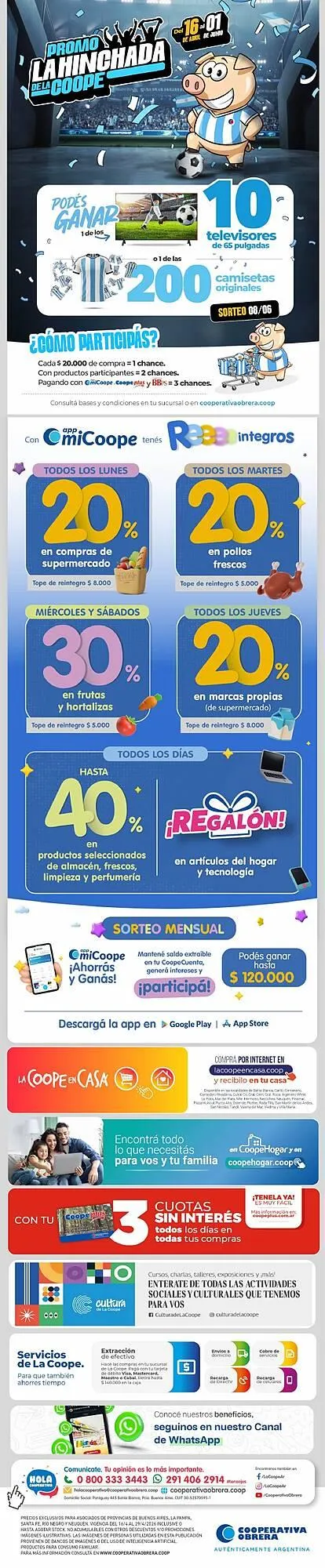 Ofertas de Catálogo Cooperativa Obrera 16 de abril al 29 de abril 2026 - Página 9 del catálogo