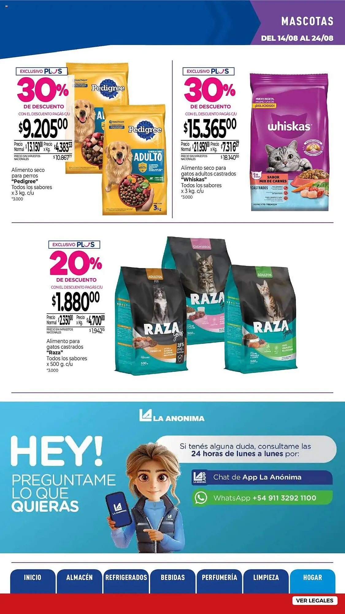 Ofertas de Catálogo La Anonima 14 de agosto al 25 de agosto 2025 - Página 33 del catálogo