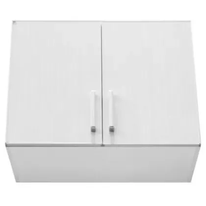 Alacena Lugano 80 x 62.5 cm roble blanco aluminio