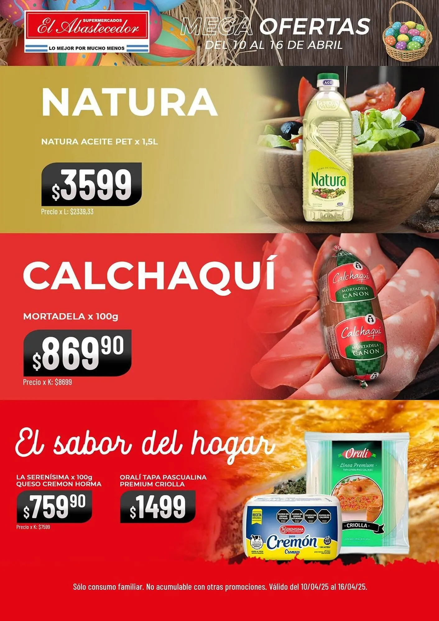 Ofertas de Catálogo El Abastecedor 10 de abril al 16 de abril 2025 - Página 10 del catálogo