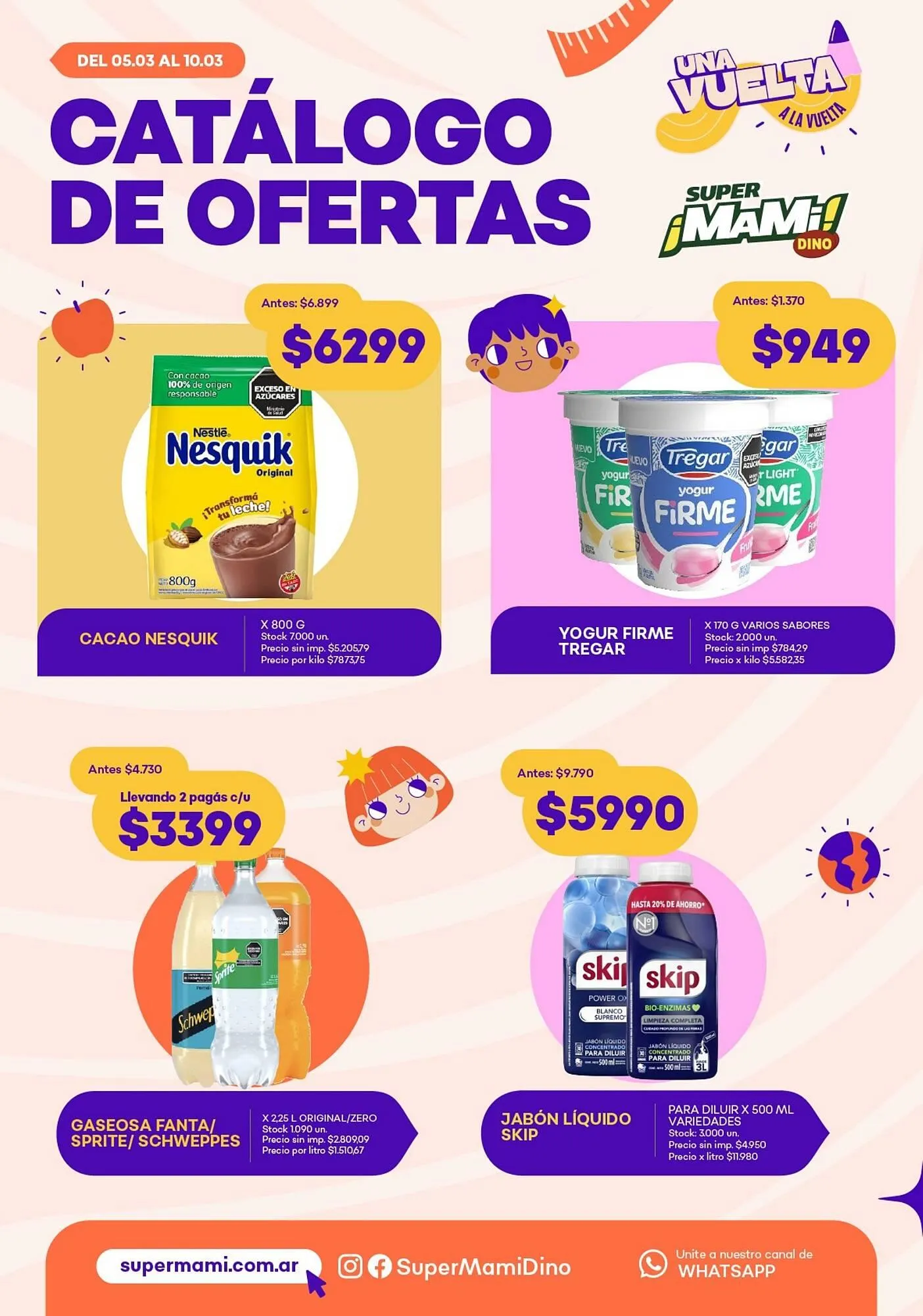 Ofertas de Catálogo Super MAMI 5 de marzo al 10 de marzo 2026 - Página 1 del catálogo