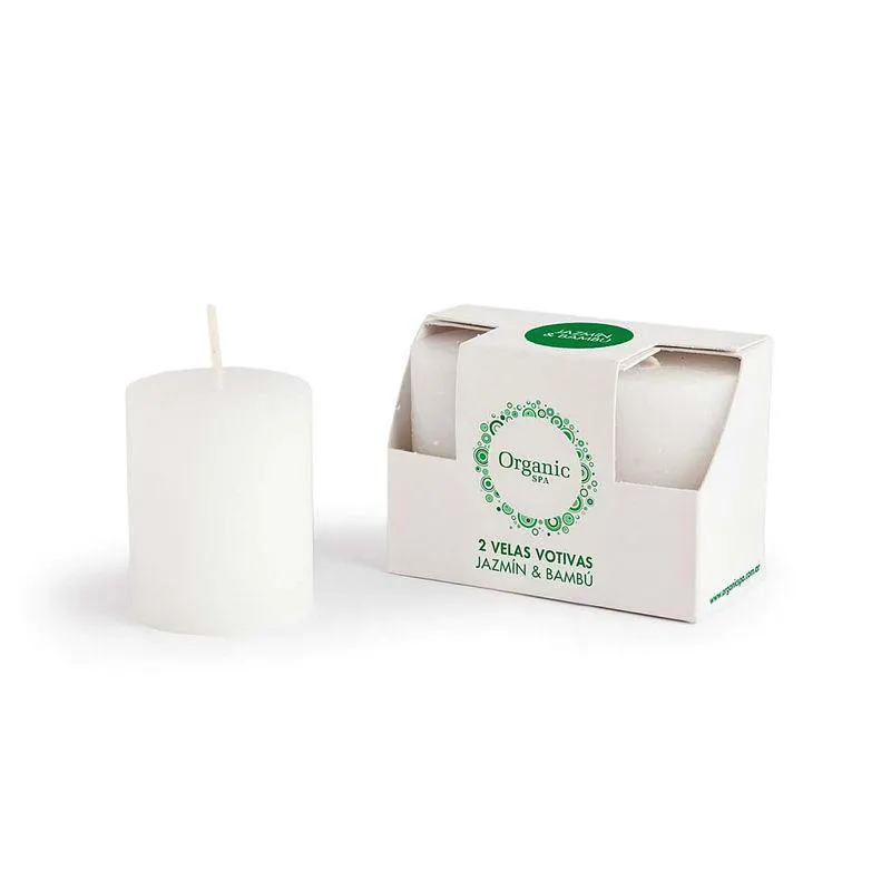 Vela Votiva Jazmín y Bambú