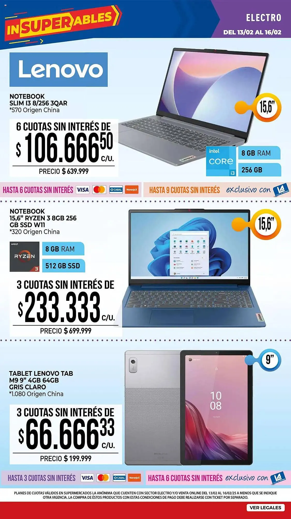 Ofertas de Catálogo La Anonima 13 de febrero al 23 de febrero 2025 - Página 38 del catálogo