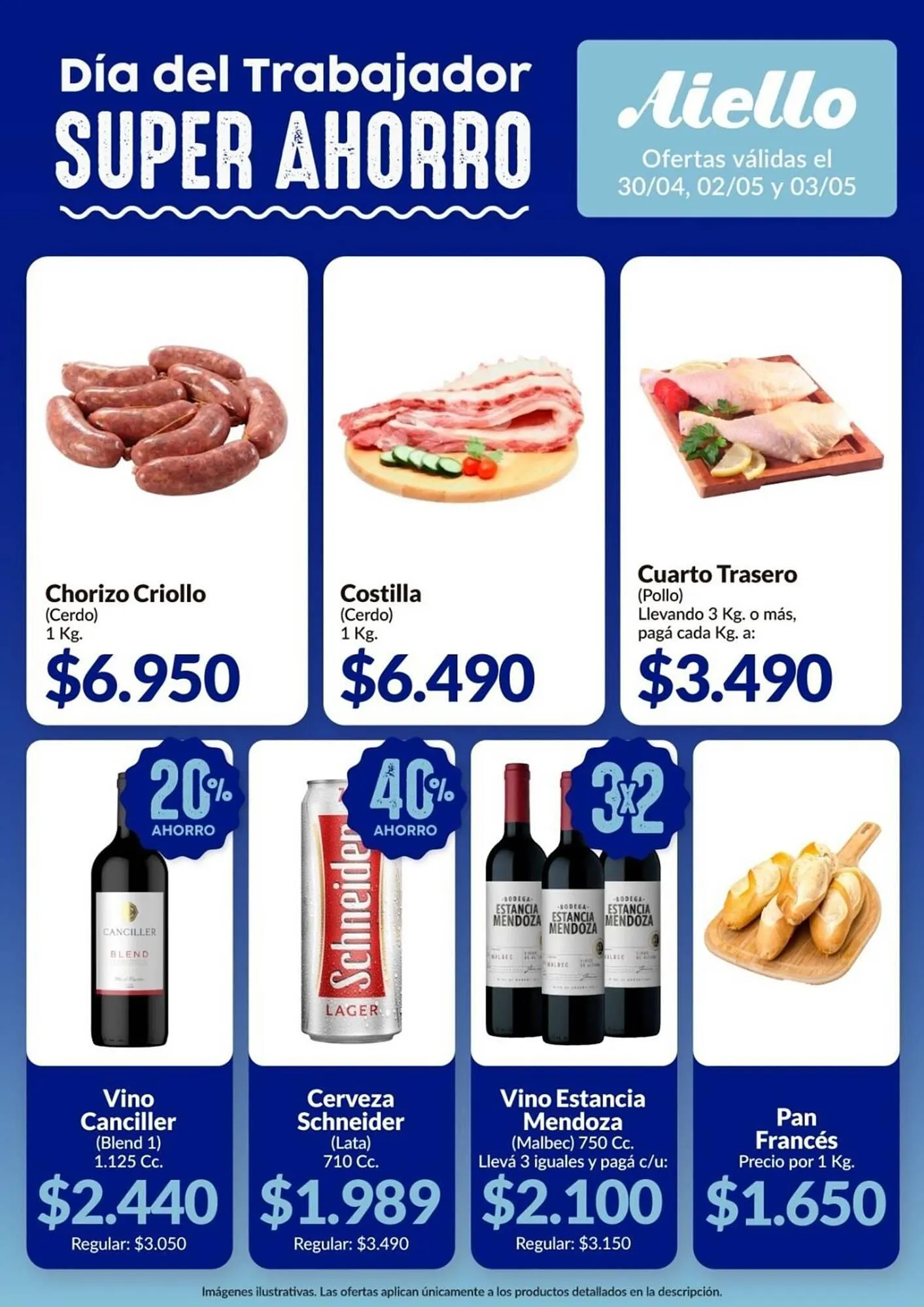 Ofertas de Catálogo Supermercados Aiello 30 de abril al 3 de mayo 2026 - Página 1 del catálogo