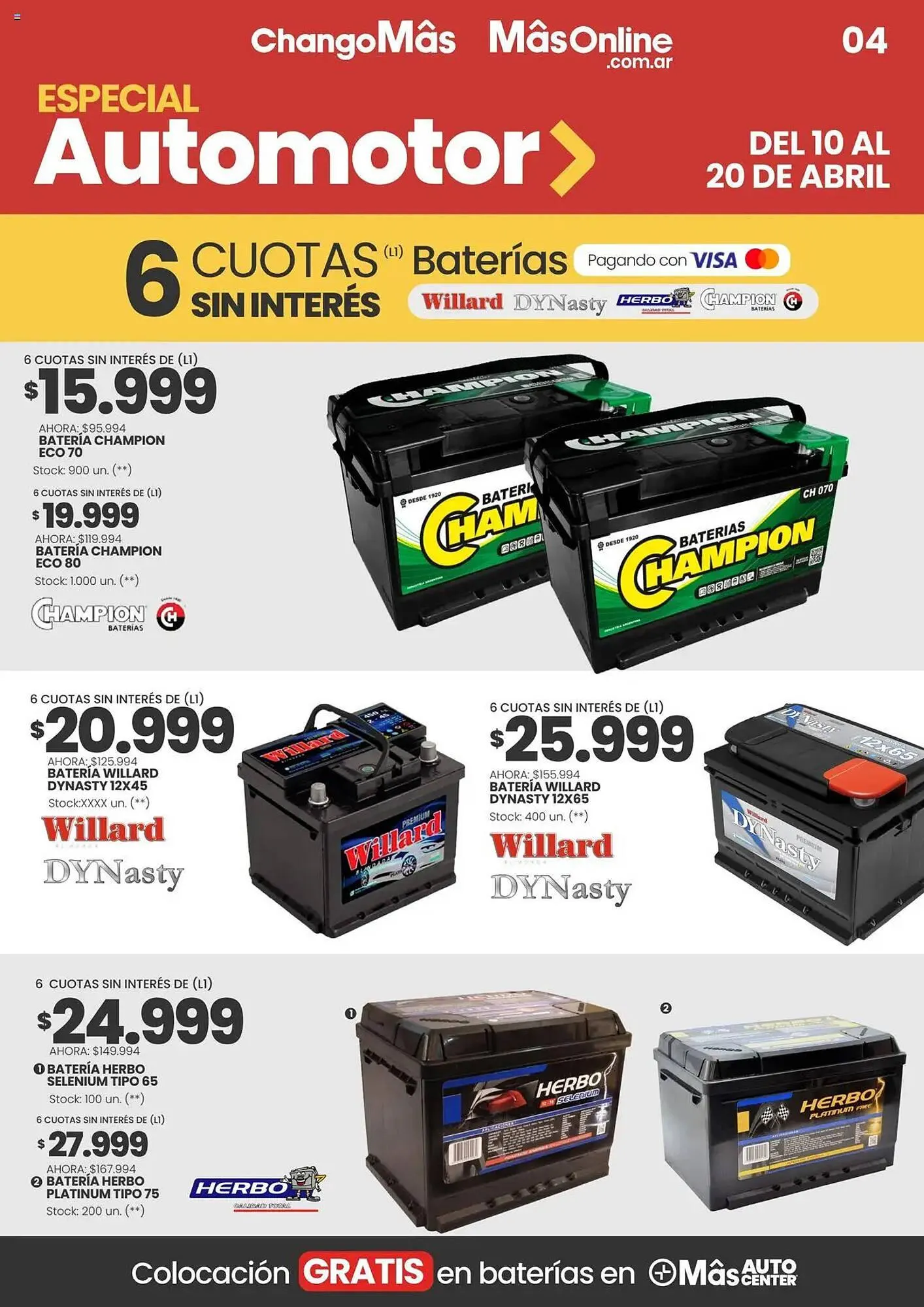 Ofertas de Catálogo Changomas 10 de abril al 20 de abril 2025 - Página 4 del catálogo