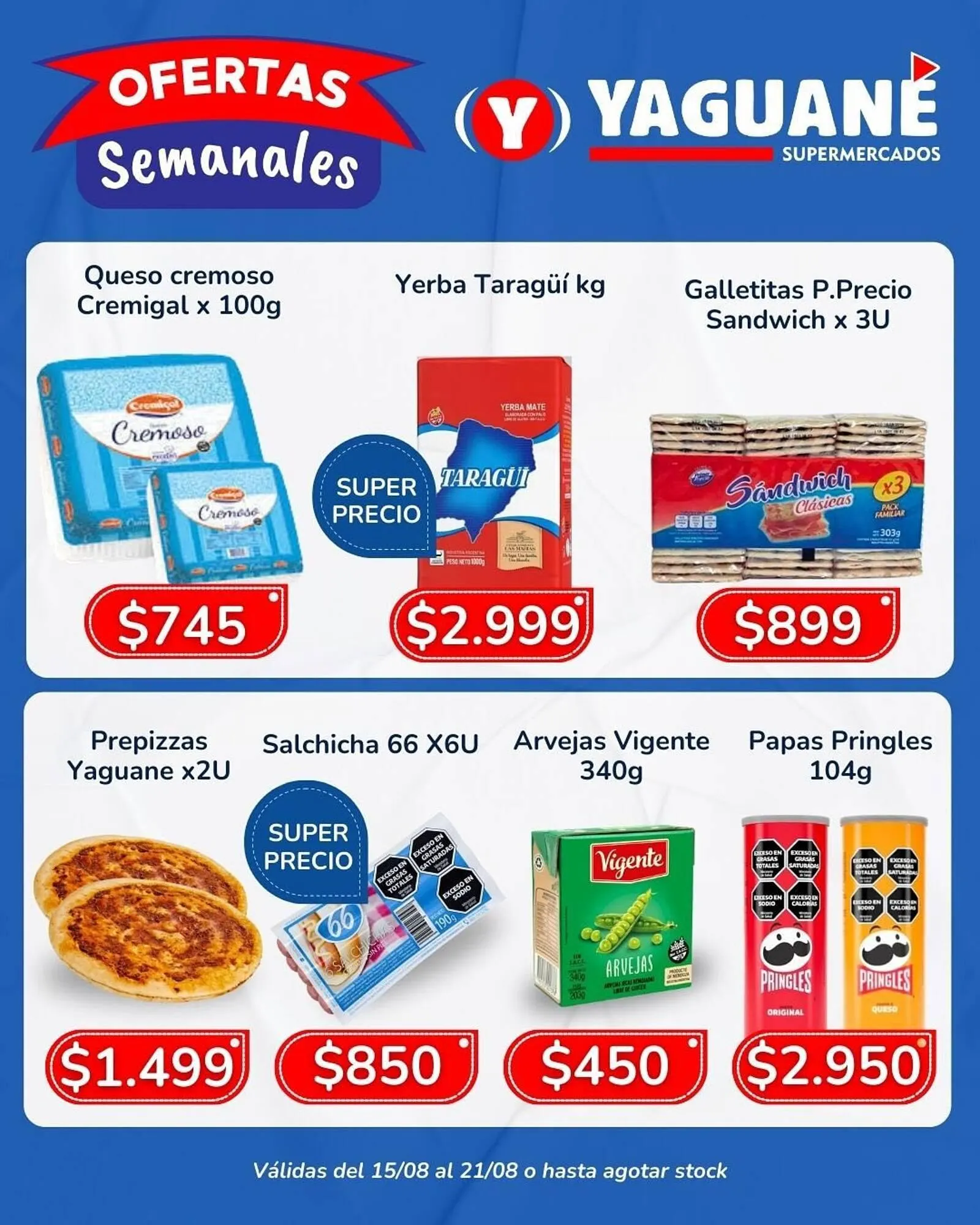 Ofertas de Catálogo Yaguane Supermercados 15 de agosto al 21 de agosto 2025 - Página 2 del catálogo