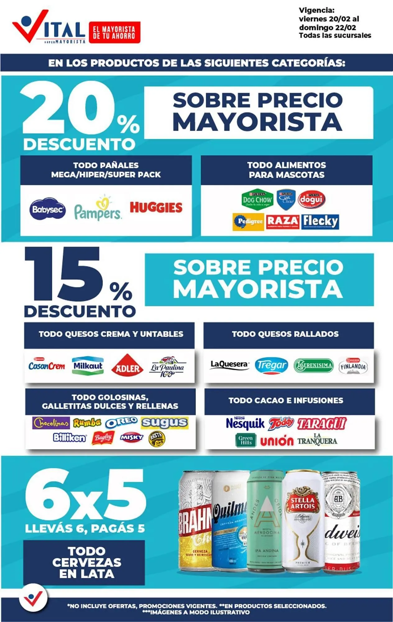 Ofertas de Catálogo Supermayorista Vital 20 de febrero al 22 de febrero 2026 - Página 6 del catálogo