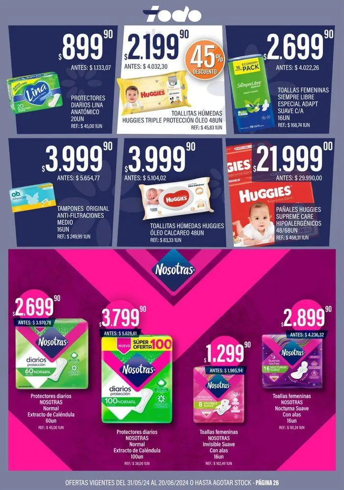 Ofertas de Catálogo Supermercados Todo 31 de mayo al 20 de junio 2024 - Página 26 del catálogo