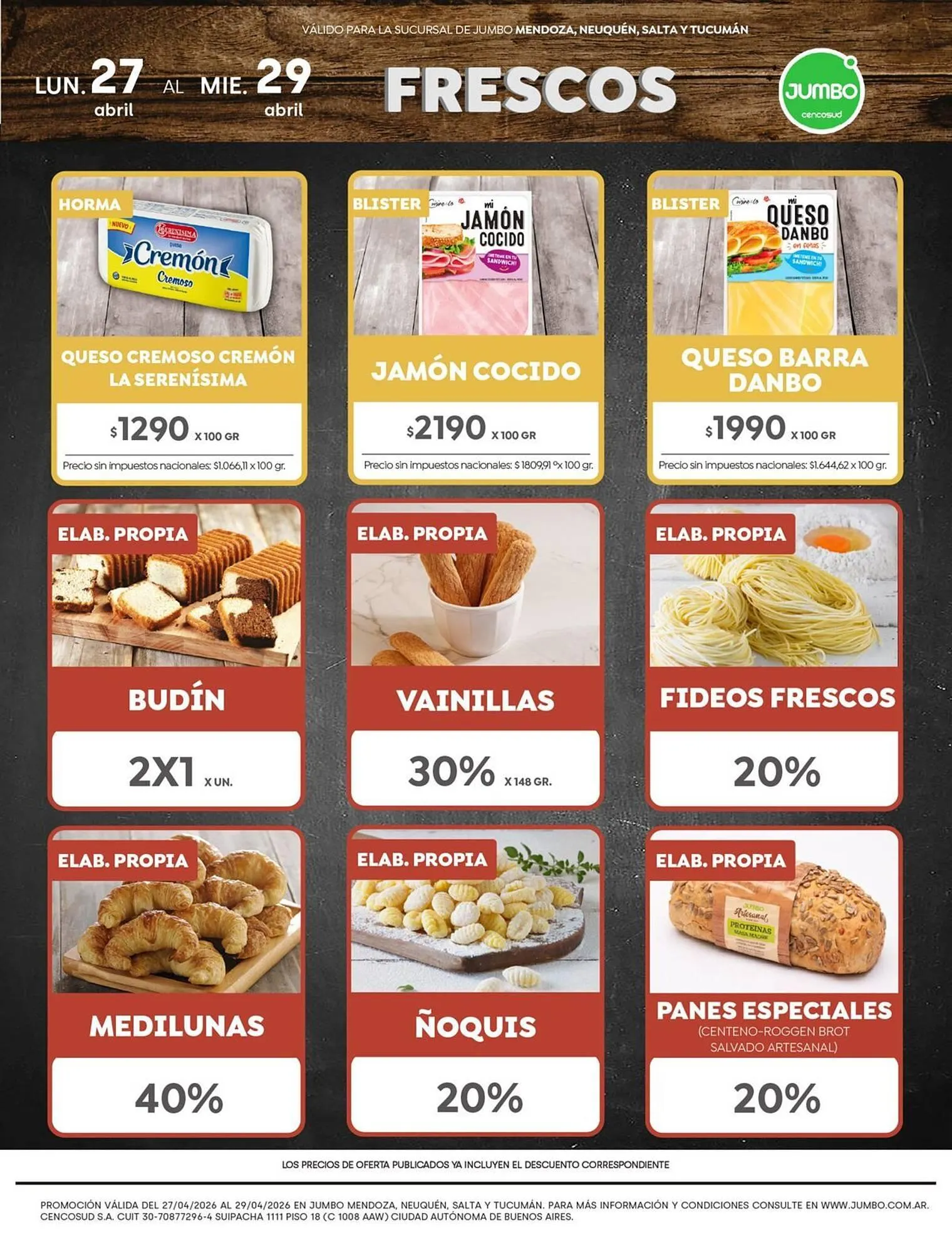 Ofertas de Catálogo Jumbo 27 de abril al 29 de abril 2026 - Página 1 del catálogo