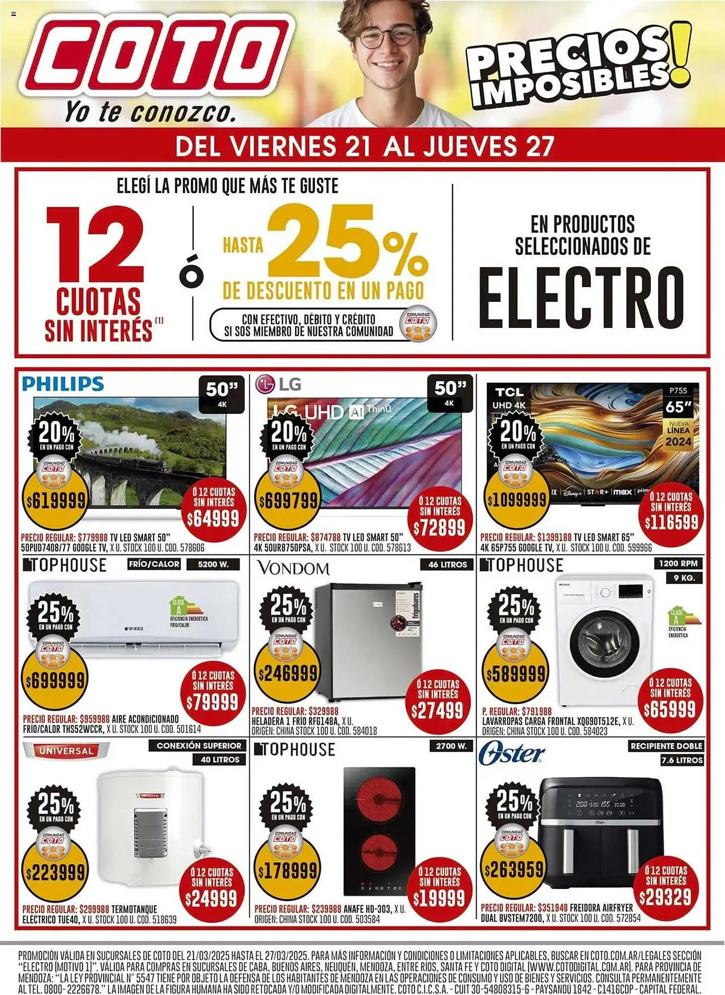 Ofertas de Catálogo Coto 21 de marzo al 27 de marzo 2025 - Página 1 del catálogo