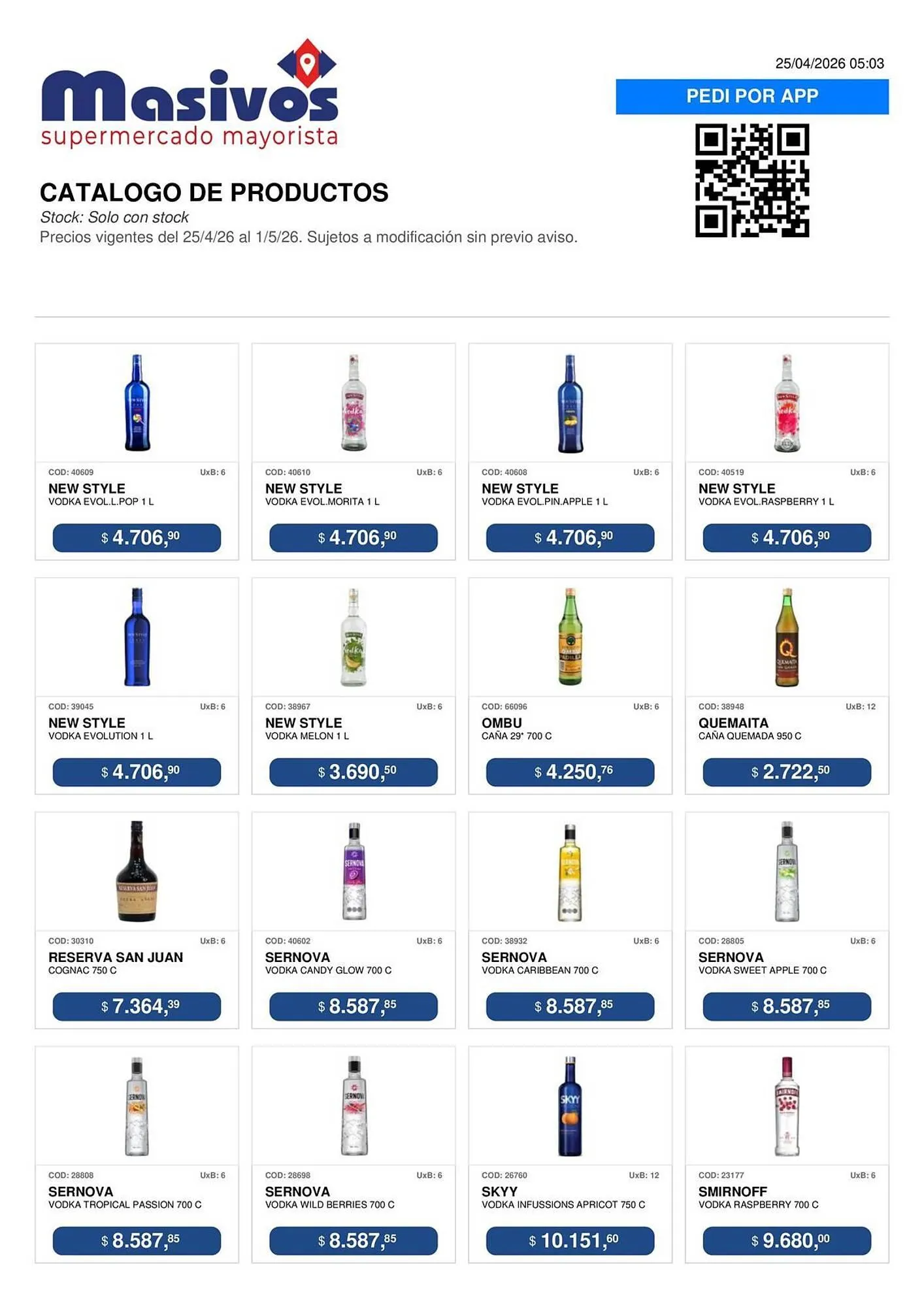 Ofertas de Catálogo Masivos 25 de abril al 1 de mayo 2026 - Página 62 del catálogo