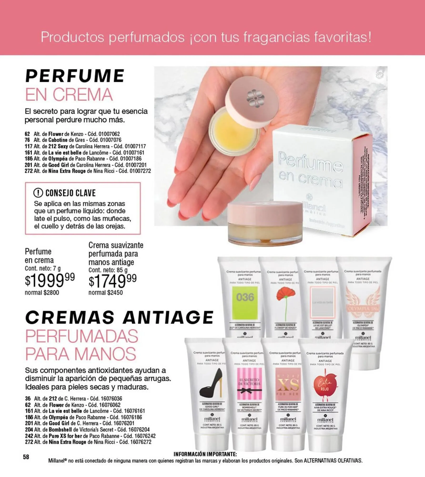 Ofertas de Catálogo Millanel Cosmética 16 de octubre al 12 de noviembre 2023 - Página 58 del catálogo