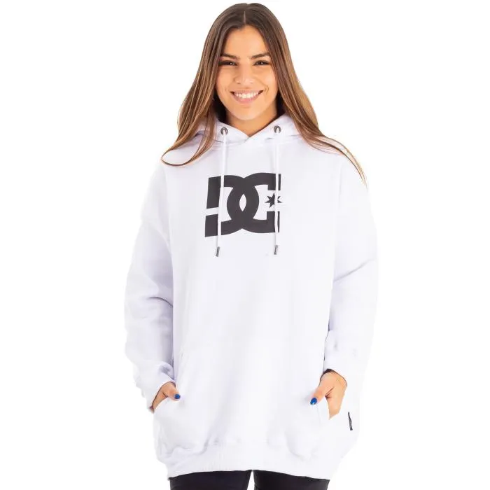 Buzo Canguro Dc Star (Blanco) Dc Mujer