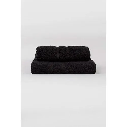 Juego de Toallas Franco Valente Algodón 500 Gs Negro