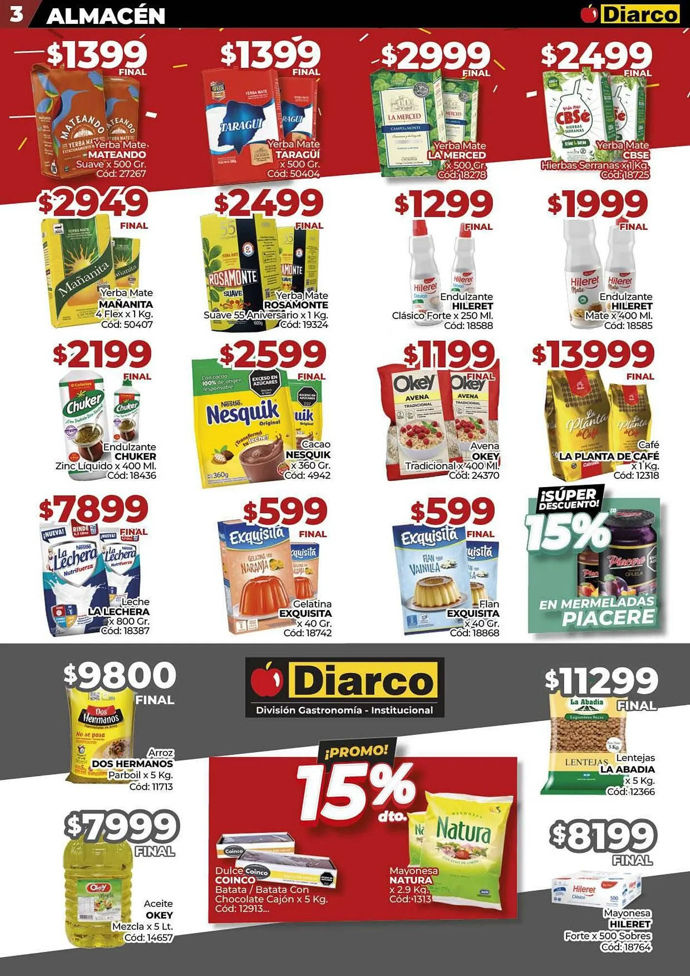Ofertas de Catálogo Diarco 24 de febrero al 2 de marzo 2025 - Página 3 del catálogo