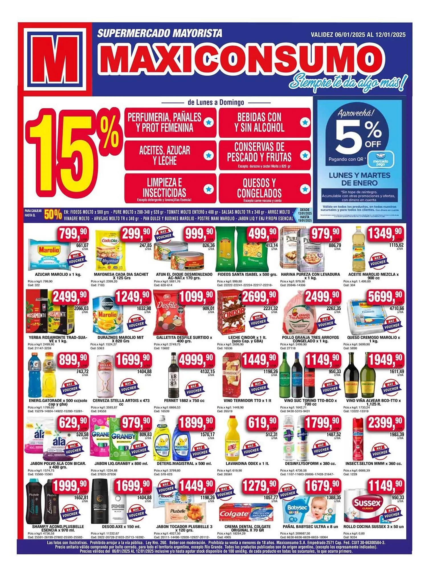 Ofertas de Catálogo Maxiconsumo 8 de enero al 15 de enero 2025 - Página 1 del catálogo